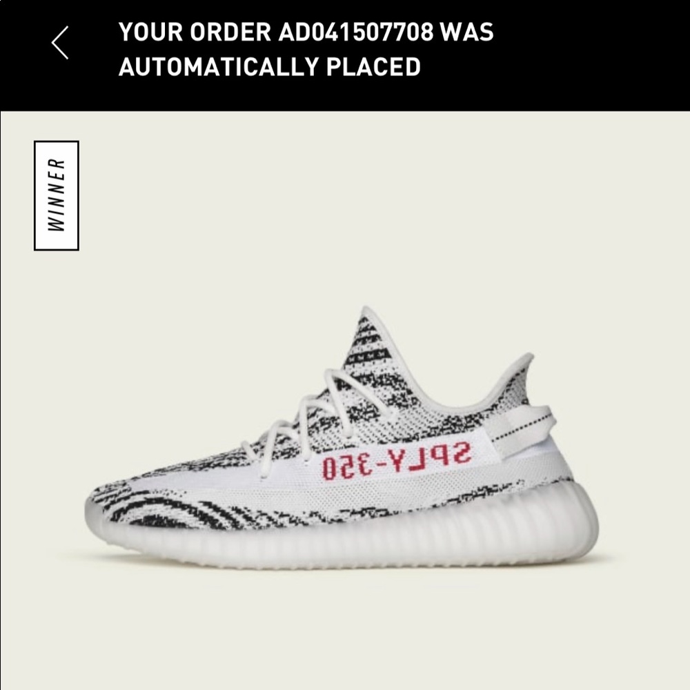 **SOLD*YEEZY BOOST 350 V2 WHITE / CORE BLACK / RED - Picture 5 of 8